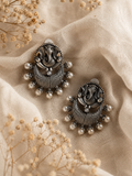 Charulata Ganesha Pearl Stud
